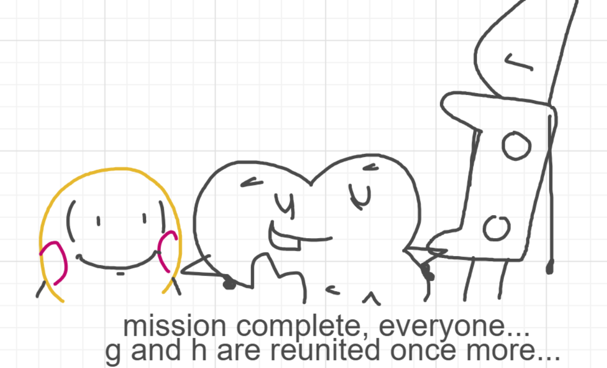 A panel from I've Been Everywhere, Man, episode nine of the Board Boards object show by Furretwalk/WalkingFurret.